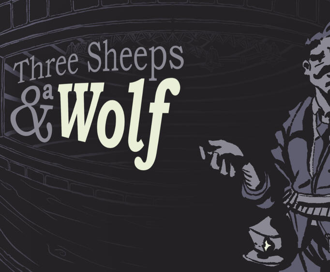 Three Sheeps and a Wolf