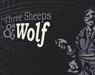 Three Sheeps and a Wolf